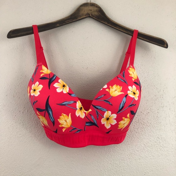 PINK Victoria's Secret Other - Victoria's Secret PINK Floral Unlined Bra 32DD